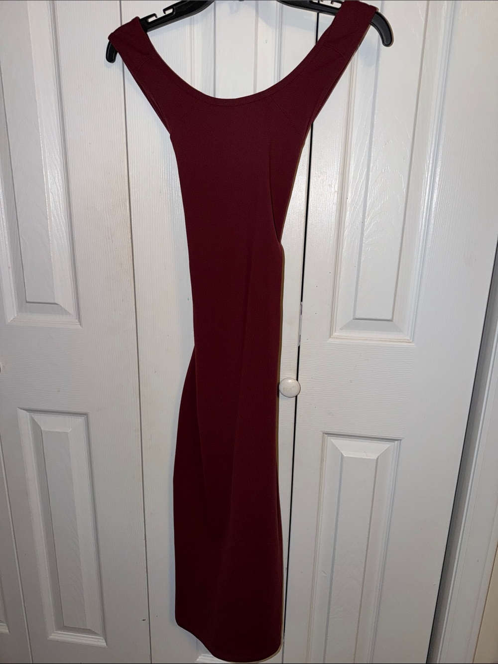 lululemon athletica One-Shoulder Burgundy Bodycon Dress
